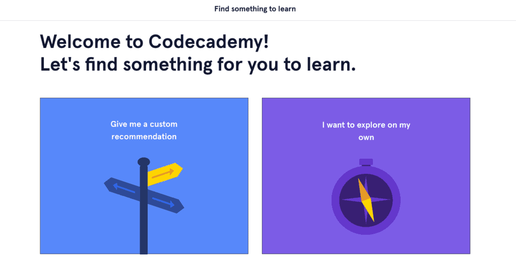 Welcome to Codecademy