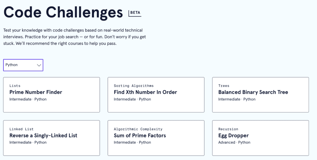 Code challenges